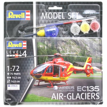Revell Airbus EC135 Air-Glaciers Model Set 1:72