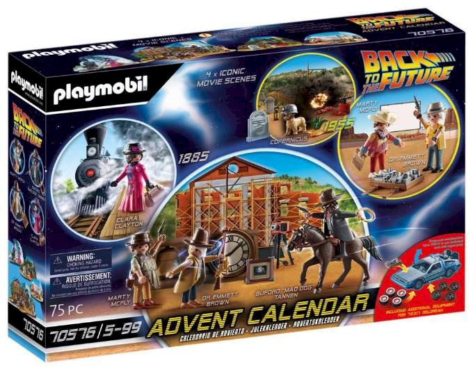 Den aktuelle Påstået Afbestille Playmobil, julekalender 2021, Tilbage til fremtiden III