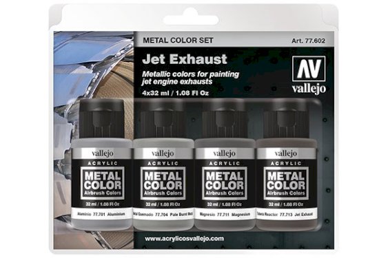 Vallejo Metal Color Jet Exhaust 4 x 32ml.