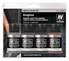 Vallejo Metal Color Engine 4 x 32ml.