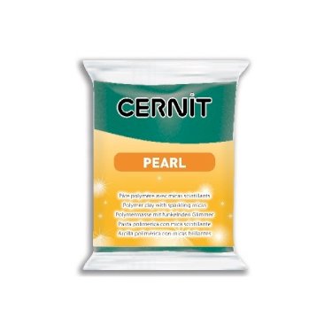 Cernit Pearl, 56 g, grøn