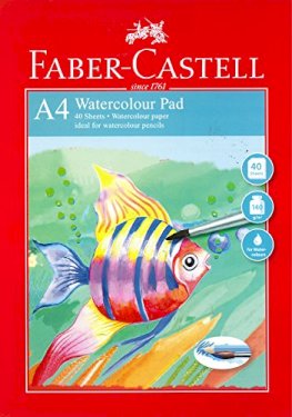 Faber-Castell, akvarelblok, A4, 140 g/m2, 40 ark