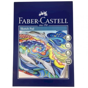 Faber-Castell, skitseblok, A3, 100 g/m2, 50 ark
