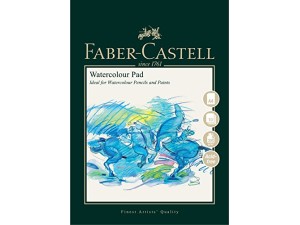 Faber-Castell, akvarelblok, A4, 300 g/m2, 10 ark