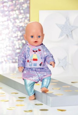 Baby Born Fashion, tøjsæt m/ pailetter, 1 sæt, 43 cm