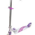 Funbee, løbehjul m/ LED-hjul, pink/lilla