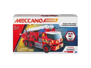 Meccano Junior, byggesæt, brandbil m/ lys og lyd, 150 dele