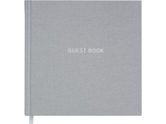 Mayland, gæstebog, grå tekstilpræg