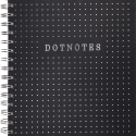Mayland Burde DotNotes, notesbog, 25 cm, sort