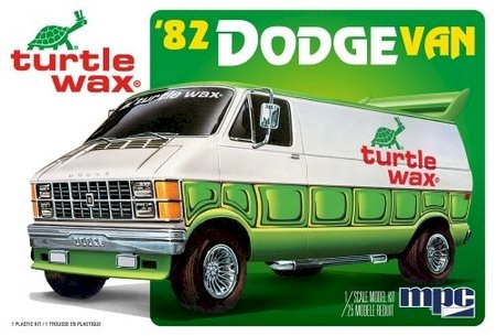 MPC, Dodge Van Custom Turtle Wax '82, 1:25