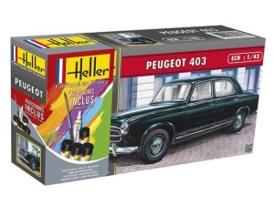 Heller, modelsæt, Peugeot 403, 1:43