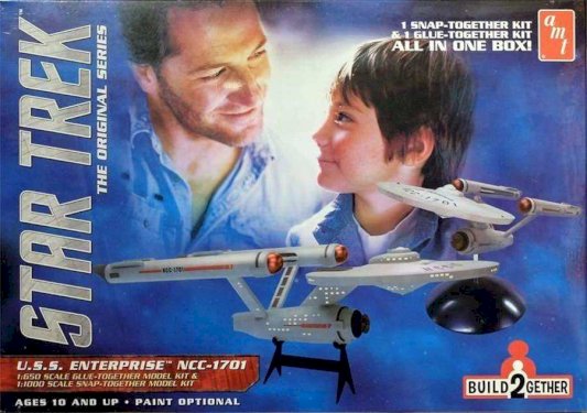 AMT Star Trek USS Enterprise  Bonus 1:650