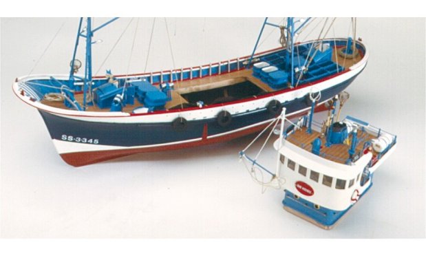 Artesania, tunfiskebåden Marina II, træ, 1:50