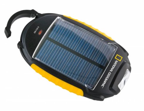 National Geographic 4-i-1 solcelle-oplader