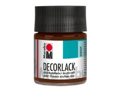 Marabu Decorlack, 040 Mellembrun, 50 ml