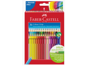 Faber-Castell Colour Grip, farveblyanter, akvarel, 36 stk.