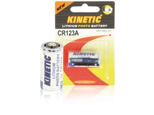 Kinetic Lithium batteri CR123A 3V