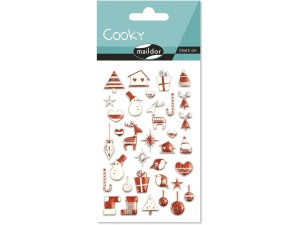 Maildor, Cooky, 3D-klistermærker, dansk jul