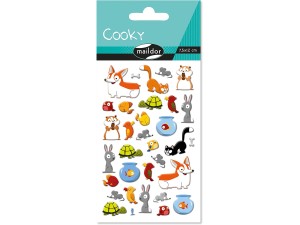 Maildor, Cooky, 3D-klistermærker, kæledyr