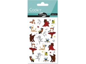 Maildor, Cooky, 3D-klistermærker, dansende dyr