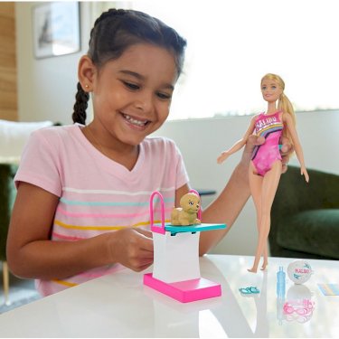 Barbie Dreamhouse Adventures, svømmedukke m/ tilbehør