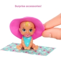 Barbie Color Reveal Sand & Sun, baby m/ tilbehør