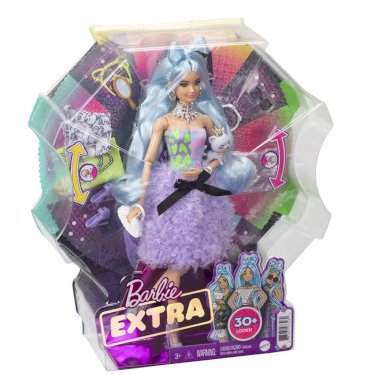 Barbie Extra, dukke m/ tøj og tilbehør