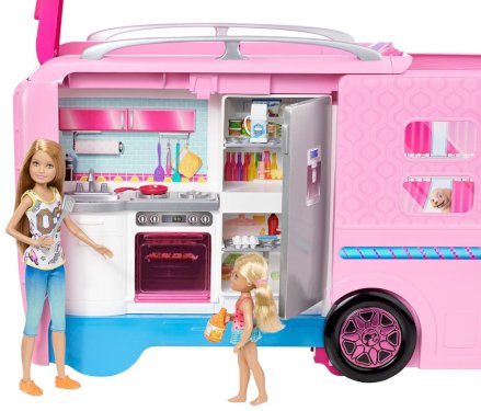 Barbie, Dreamcamper, autocamper m/ tilbehør