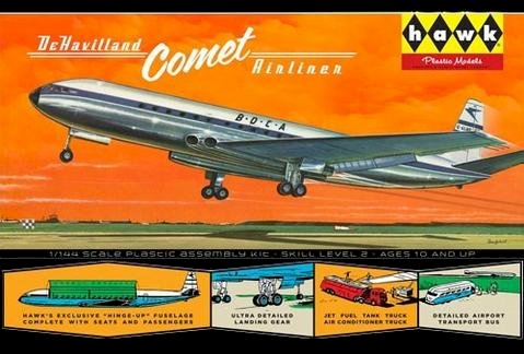 Heller, British DeHavilland Comet Airliner, 1:144