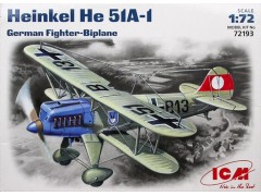 ICM, Heinkel He 51A-1 German Fighter-Biplane, 1:72