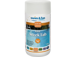 Swim & Fun, Klor WeekTabs, tabletter, 1 kg