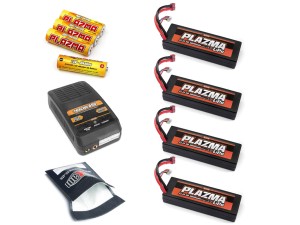 R/C Lipo3S Batterier Og Lader Pakke - Medium