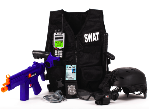 SWAT udklædningssæt, 10 dele