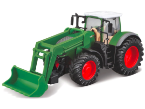 Bburago, traktor, Fendt 1050 Vario m/ frontlæsser, 10 cm