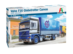 Italeri, Volvo F16 Globetrotter Canvas w/ elevator, 1:24