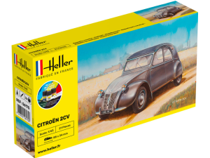 Heller, modelsæt, Citroën 2 CV, 1:43