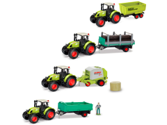 Claas-traktor m/ anhænger, 1 sæt, 1:32