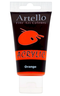 Artello Acrylic, 75 ml, Orange