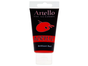 Artello Acrylic, 75 ml, Brilliant Red
