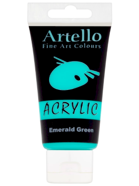 Artello Acrylic, 75 ml, Emerald Green