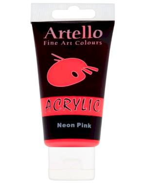 Artello Acrylic, 75 ml, Neon Pink