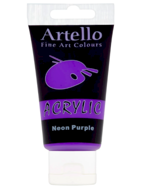 Artello Acrylic, 75 ml, Neon Purple