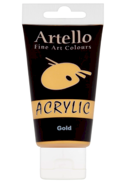Artello Acrylic, 75 ml, Gold