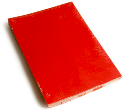 Fantasy, karton, A4, 180 g/m2, rød, 100 ark