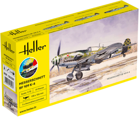 Heller, modelsæt, Messerschmitt Bf 109 K-4, 1:72
