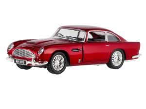 Magni, Aston Martin m/ træk-tilbage-motor, 12,5 cm, rød