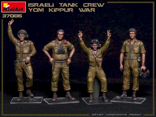 MiniArt, Israelsk tank mandskab Yom Kippur krig 1973, 1:35